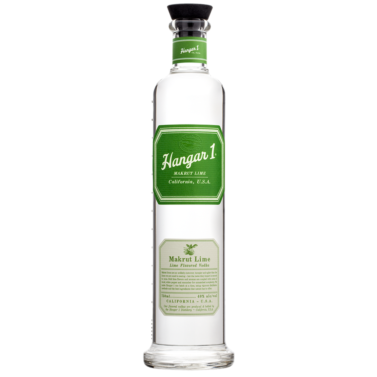 Hangar One Kaffir Lime Vodka 750ml Glass_bottle Liquor Vodka - Flavored Drinkun.com