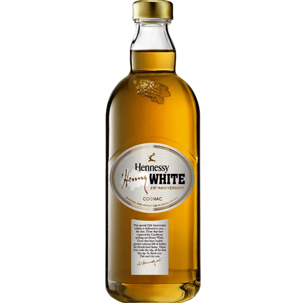 Hennessy Henny White 25th Anniversary Cognac 700ml Glass_bottle Liquor Cognac Drinkun.com