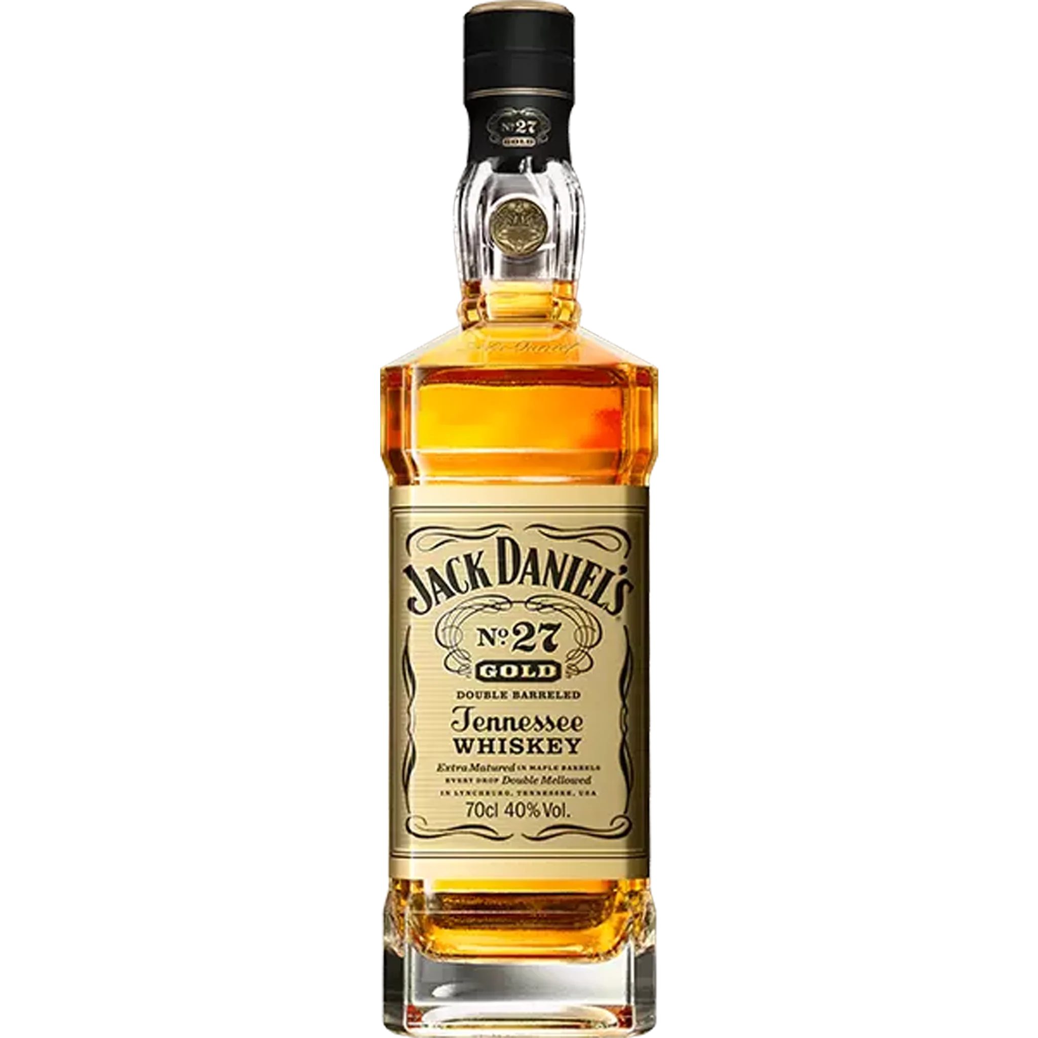 Jack Daniel's No. 27 Gold Double Barreled Tennessee Whiskey 750ml Glass_bottle Liquor Tennessee Whiskey Drinkun.com