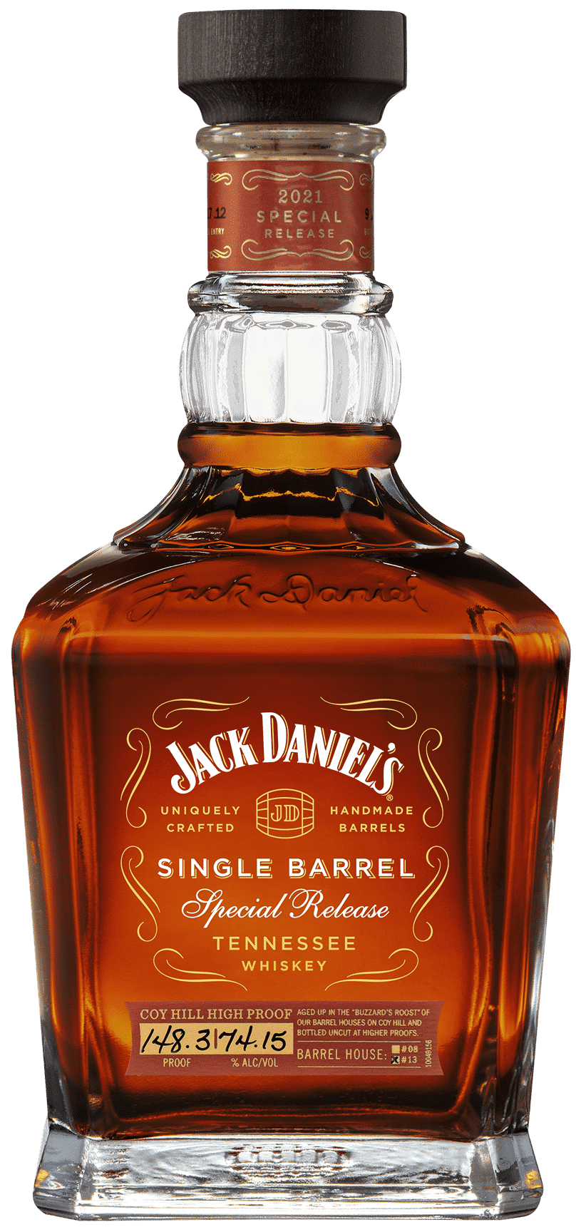 Jack Daniel's Single Barrel Special Release Tennessee Whiskey Coy Hill High Proof 750ml Glass_bottle Liquor Tennessee Whiskey Drinkun.com
