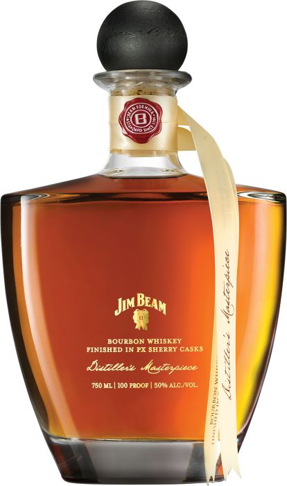 Jim Beam Distiller's Masterpiece Bourbon Whiskey Finished in PX Sherry Casks 750ml Glass_bottle Liquor Bourbon Whiskey Drinkun.com