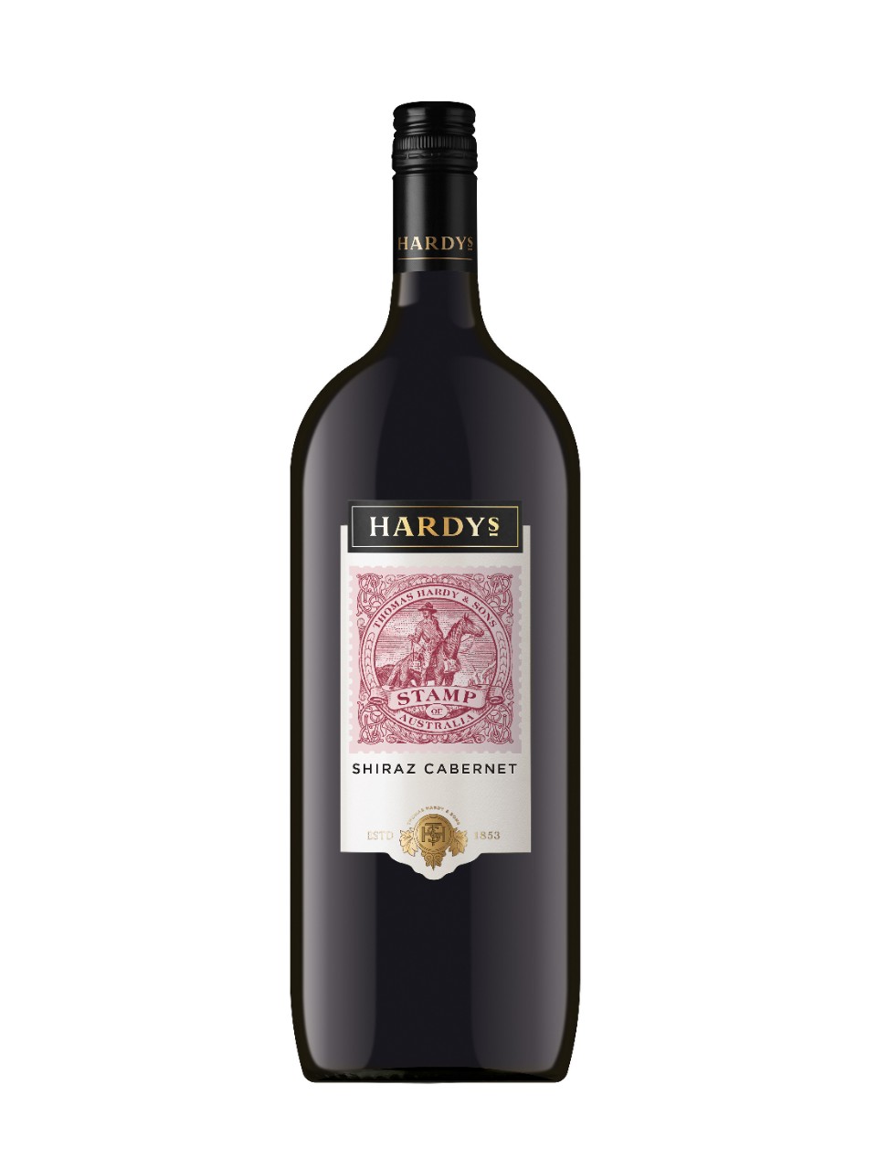 Hardys Stamp of Australia Shiraz 1.5l Glass_bottle Wine Red Wine Drinkun.com