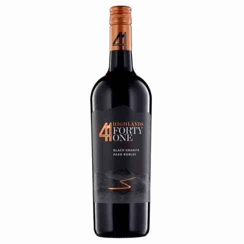 Highlands 41 Forty One Black Granite Paso Robles Red Wine Blend 750ml Screw_cap_bottle Wine Red Wine Drinkun.com