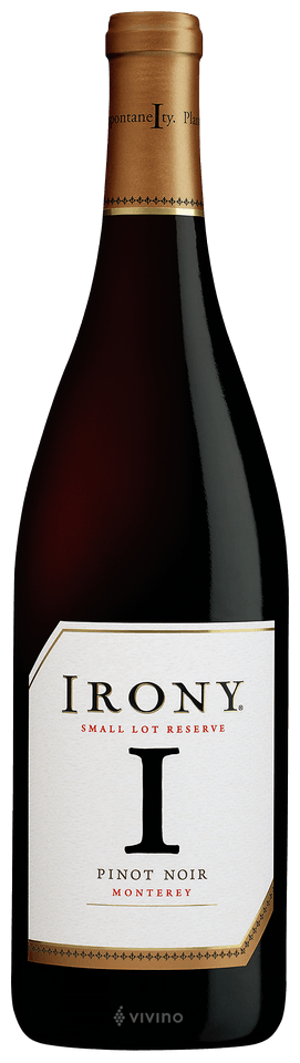 Irony Monterey County Pinot Noir 750ml Glass_bottle Wine Red Wine Drinkun.com