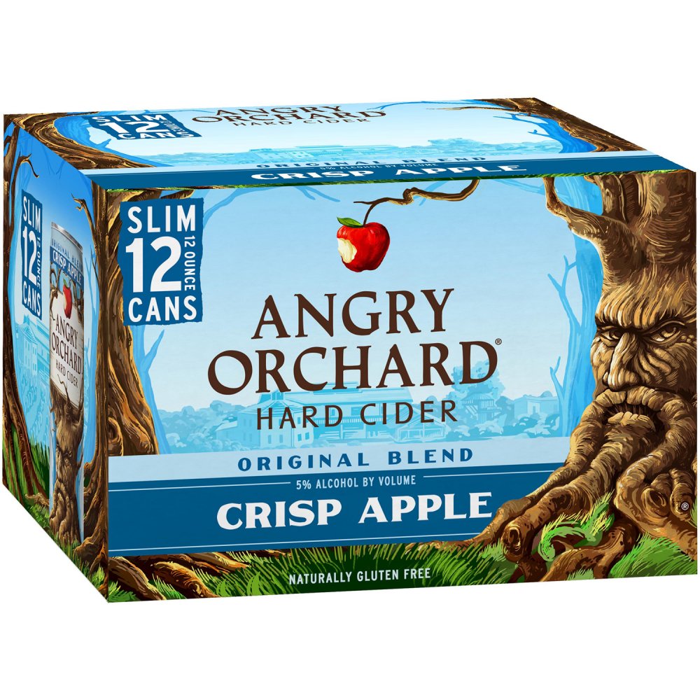 Angry Orchard Crisp Apple Hard Cider 12X 12oz Can Hard seltzer Hard Cider Drinkun.com