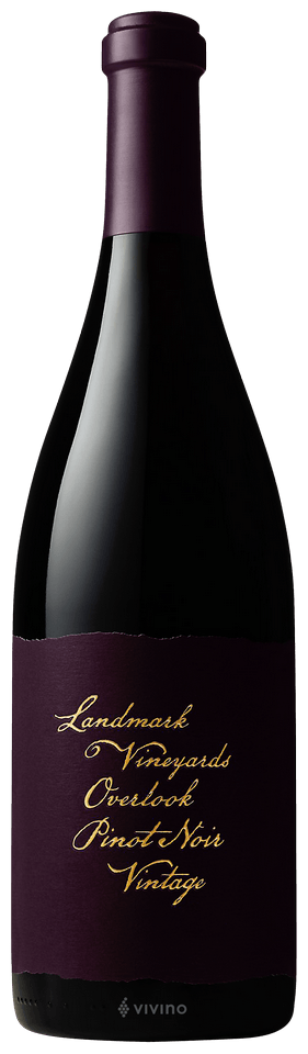 Landmark Vineyards Overlook Sonoma County Pinot Noir 750ml Glass_bottle Wine Red Wine Drinkun.com