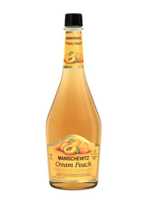 Manischewitz Cream Peach White Table Wine 750ml Glass_bottle Wine White Wine Drinkun.com
