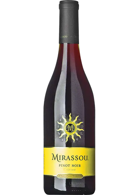 Mirassou Winery San Francisco Bay Pinot Noir 750ml Glass_bottle Wine Red Wine Drinkun.com