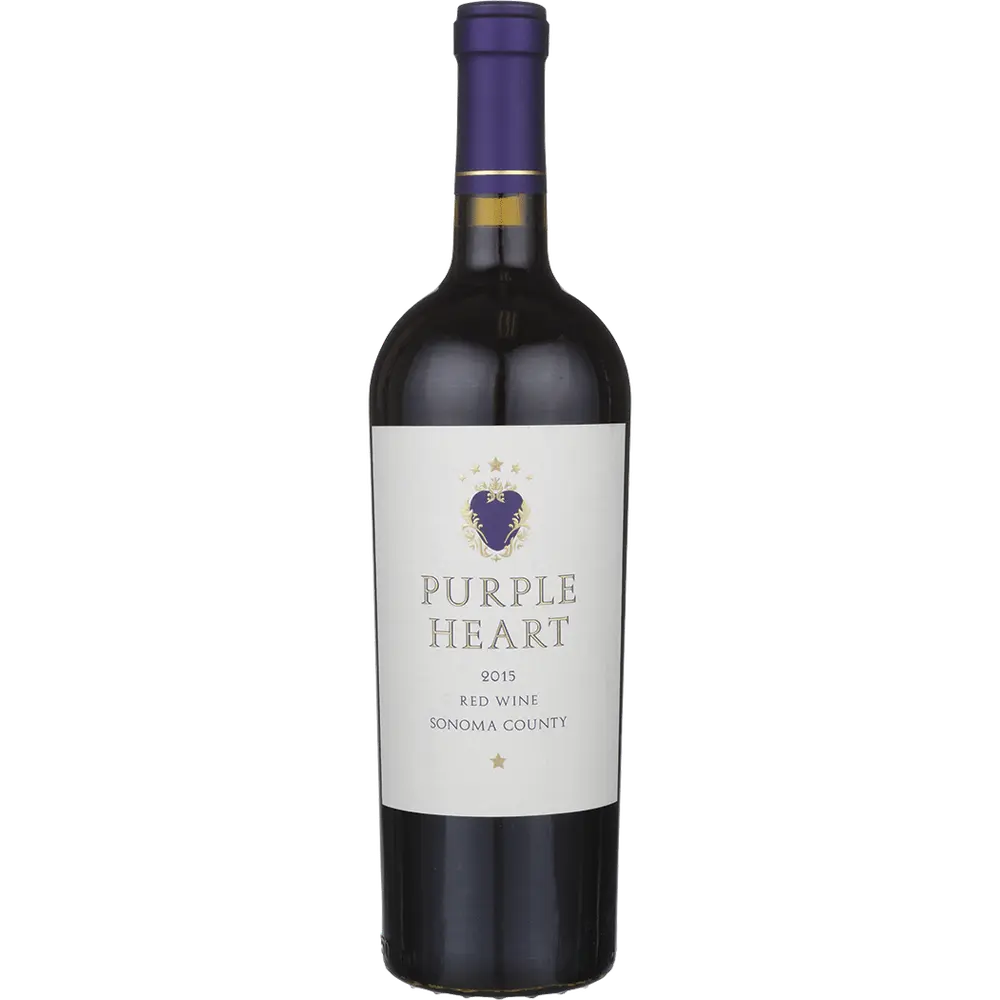 Purple Heart Sonoma County Red Wine Blend 750ml Glass_bottle Wine Red Wine Drinkun.com