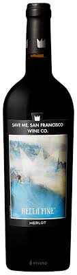 Save Me, San Francisco Wine Co. Hella Fine Merlot 750ml Glass_bottle Wine Red Wine Drinkun.com