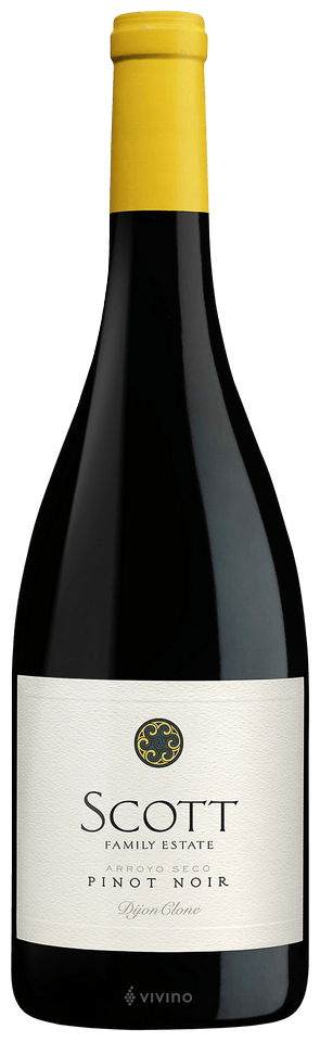 Scott Family Estate Dijon Clone Arroyo Seco Pinot Noir 750ml Glass_bottle Wine Red Wine Drinkun.com