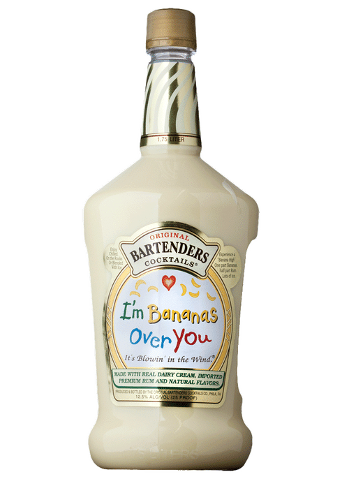 Bartenders Cocktails I'm Bananas Over You 1.75l Glass_bottle Liquor Alcoholic Cocktails Drinkun.com