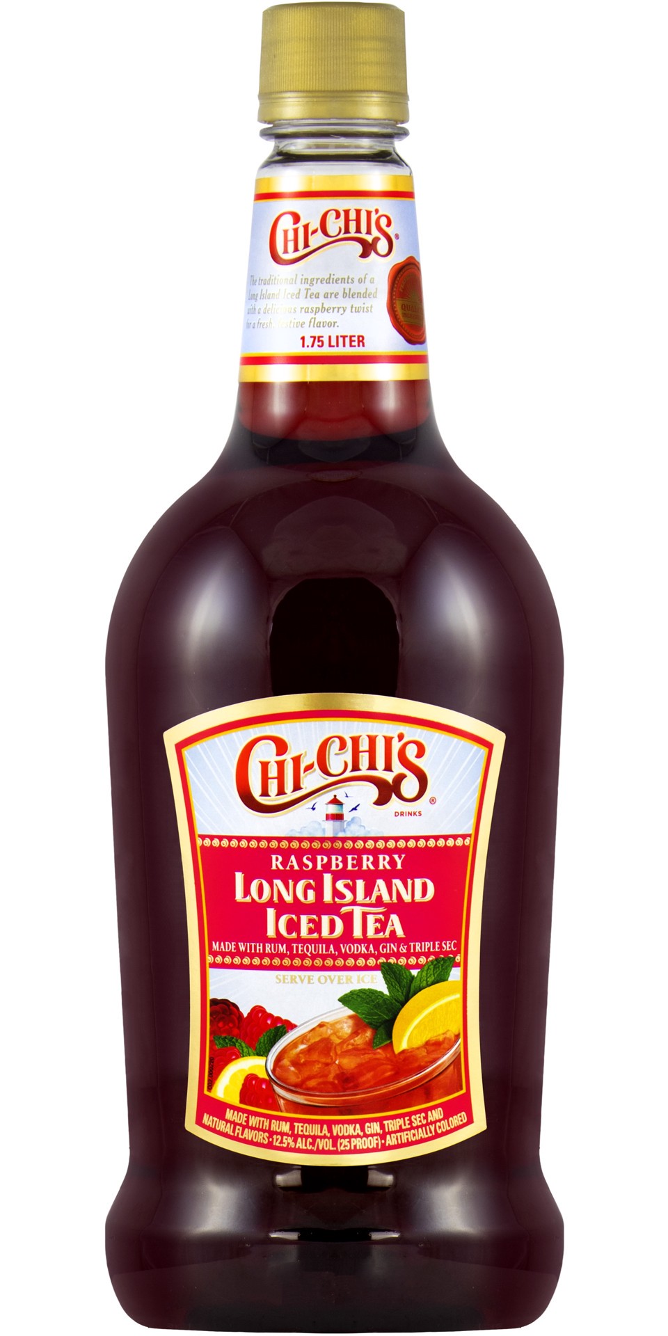 Chi-Chi's Raspberry Long Island Iced Tea 1.75l Plastic_bottle Liquor Alcoholic Cocktails Drinkun.com