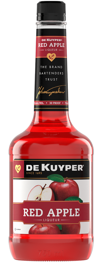 DeKuyper Luscious Red Apple Schnapps Liqueur 750ml Glass_bottle Liquor Liqueur Drinkun.com