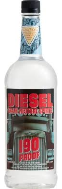 Diesel Grain Neutral Spirits 153 1l Glass_bottle Liquor Grain Alcohol Drinkun.com
