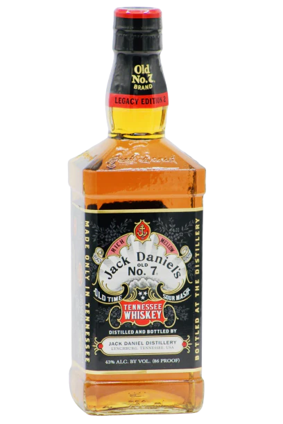 Jack Daniel's Old No. 7 Legacy Edition No. 2 Tennessee Whiskey 750ml Glass_bottle Liquor Tennessee Whiskey Drinkun.com