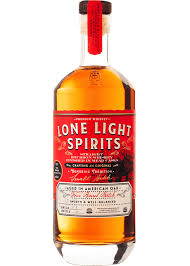 Lone Light Spirits Straight Bourbon Whiskey Finished in Mead Casks Aged in American Oak 750ml Glass_bottle Liquor Bourbon Whiskey Drinkun.com