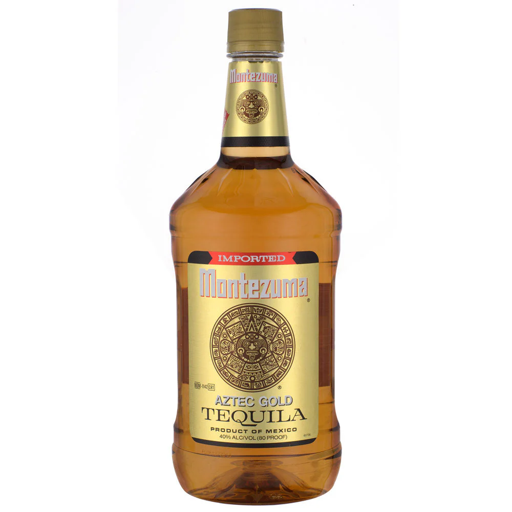 Montezuma Aztec Gold Tequila 1.75l Glass_bottle Liquor Tequila Drinkun.com