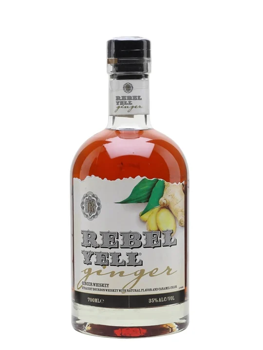 Rebel Yell Ginger Whiskey 750ml Glass_bottle Liquor American Whiskey - Flavored Drinkun.com