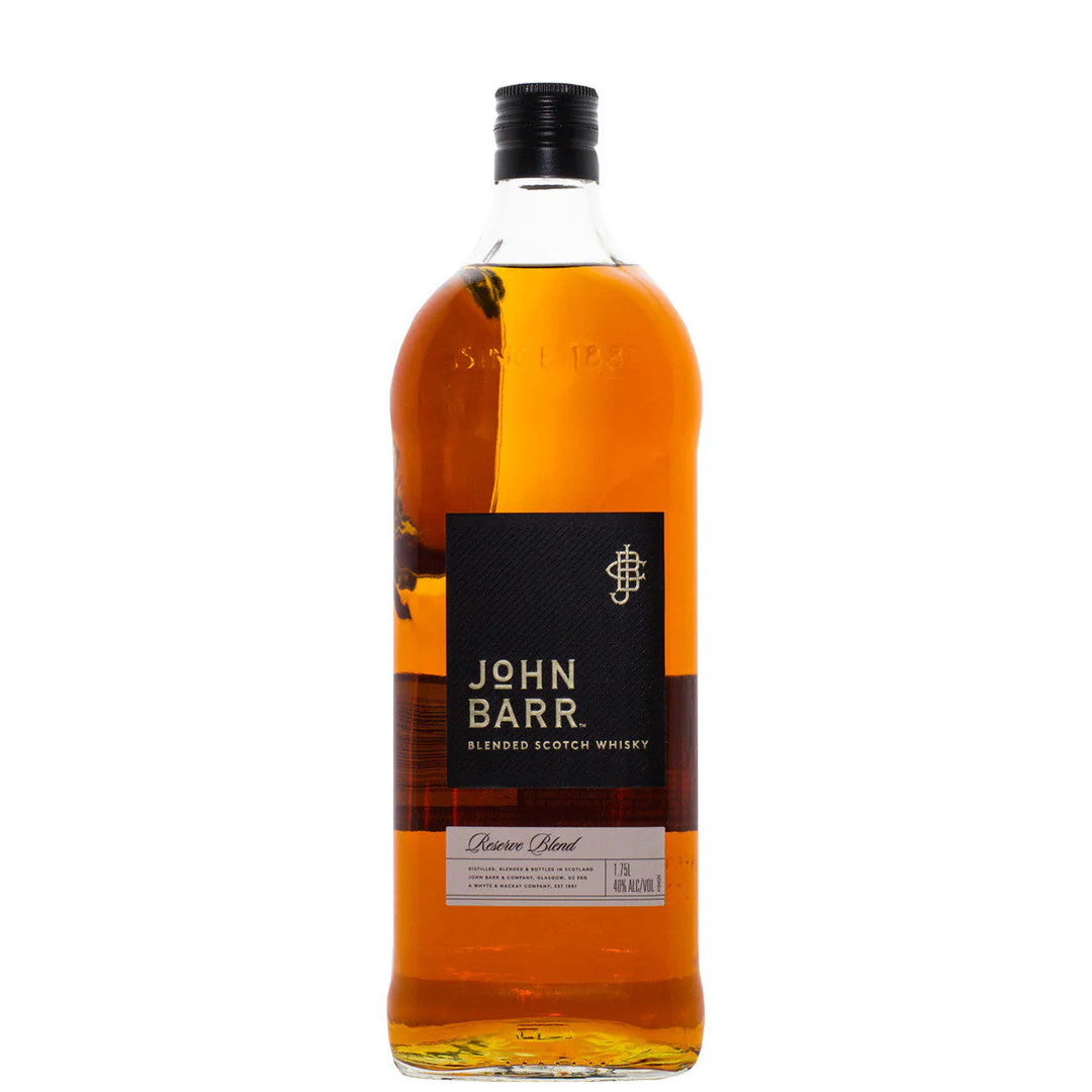 John Barr Reserve Blended Scotch Whisky 1.75l Glass_bottle Liquor Blended Scotch Whiskey Drinkun.com