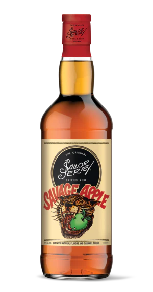 Sailor Jerry Savage Apple Spiced Rum 750ml Glass_bottle Liquor Rum - Flavored Drinkun.com