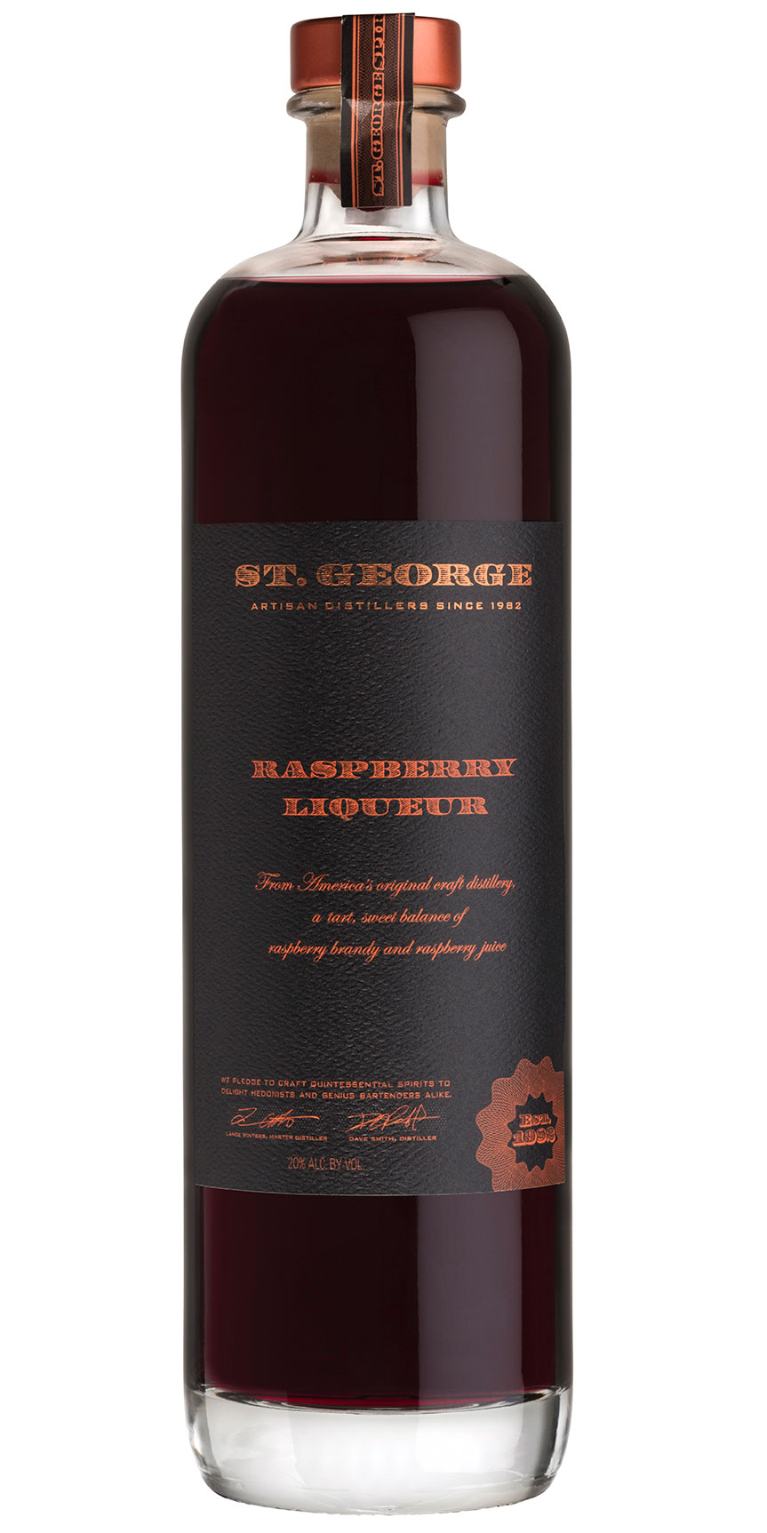 St. George Raspberry Liqueur 750ml Glass_bottle Liquor Liqueur Drinkun.com
