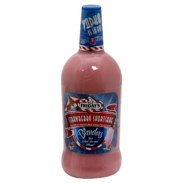 T.G.I. Friday's Blenders Strawberry Shortcake 1.75l Glass_bottle Liquor Alcoholic Cocktails Drinkun.com