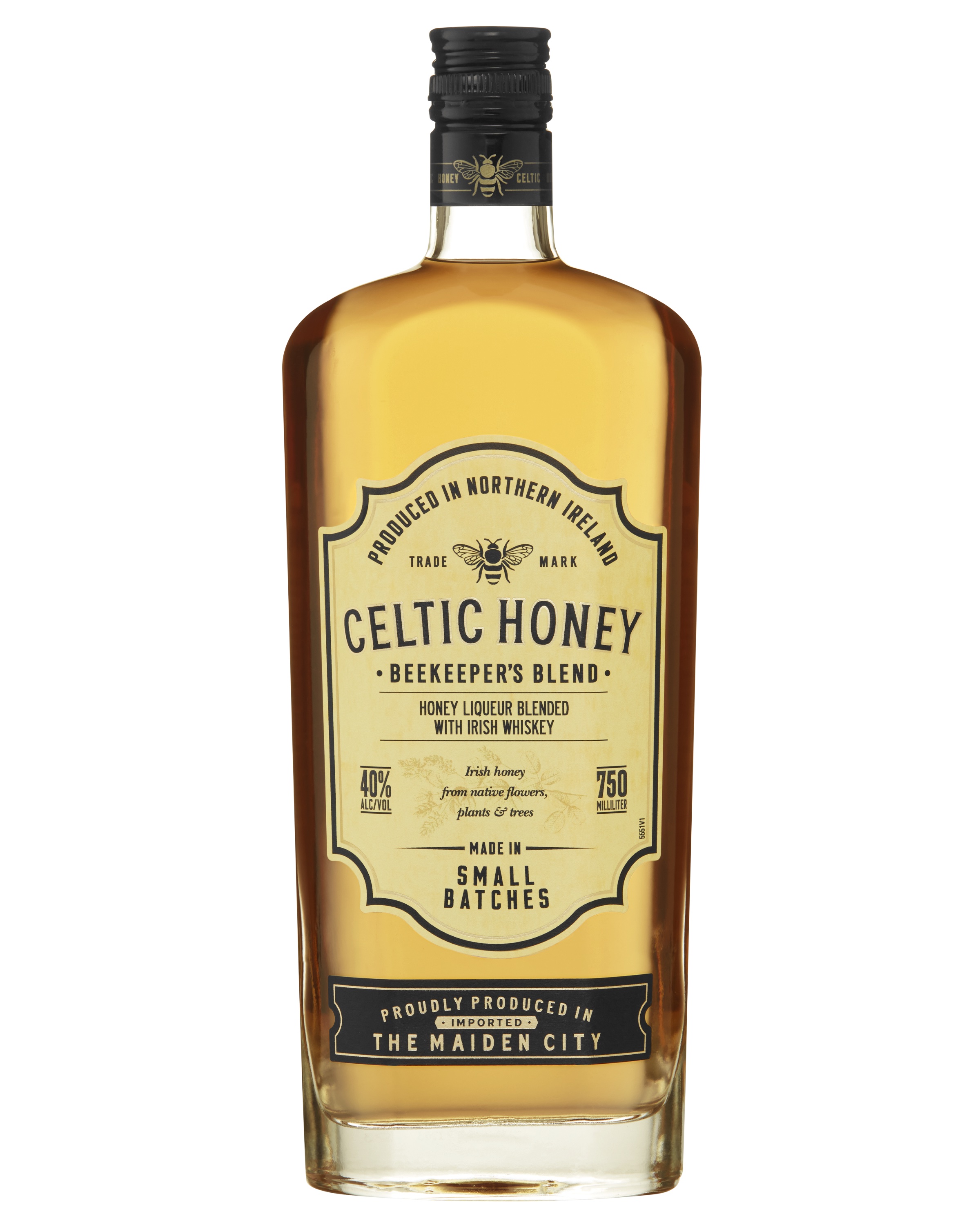 Celtic Honey Beekeeper's Blend Honey Liqueur Blended with Irish Whiskey 750ml Glass_bottle Liquor Liqueur Drinkun.com