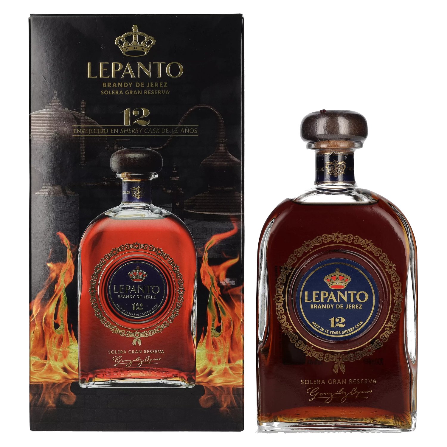 Lepanto Solera Gran Reserva Brandy 12 Year 750ml Glass_bottle Liquor Brandy Drinkun.com