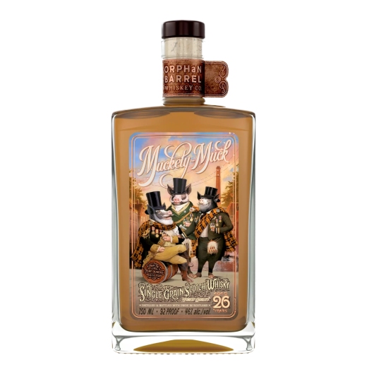 Muckety-Muck Single Grain Scotch Whisky 26 Year 750ml Glass_bottle Liquor Scotch Whiskey Drinkun.com