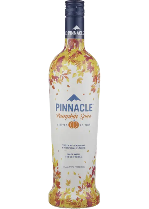 Pinnacle Pumpkin Spice Vodka 750ml Glass_bottle Liquor Vodka - Flavored Drinkun.com