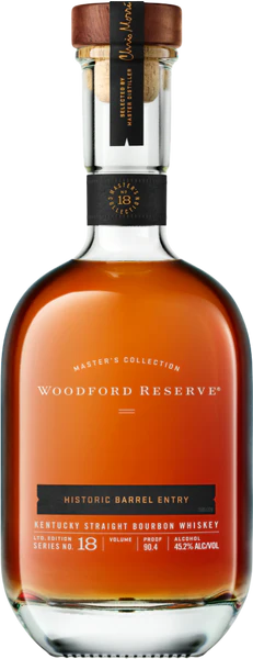 Woodford Reserve Master's Collection Historic Barrel Entry Kentucky Straight Bourbon Whiskey 700ml Glass_bottle Liquor Bourbon Whiskey Drinkun.com