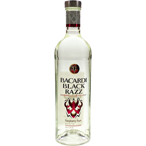Bacardi Black Razz Raspberry Rum 750ml Glass_bottle Liquor Rum - Flavored Drinkun.com