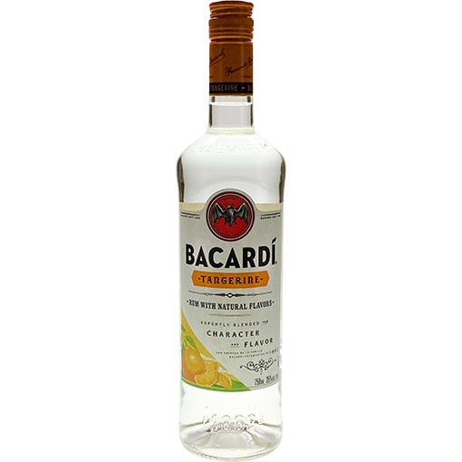 Bacardi Tangerine Rum 750ml Glass_bottle Liquor Rum - Flavored Drinkun.com