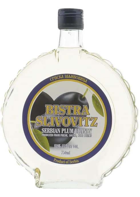 Bistra Slivovitz Serbian Plum Brandy 750ml Glass_bottle Liquor Brandy - Flavored Drinkun.com
