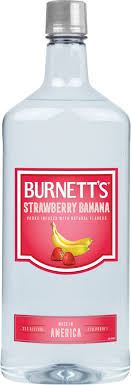 Burnett's Strawberry Banana Vodka 1.75l Plastic_bottle Liquor Vodka - Flavored Drinkun.com