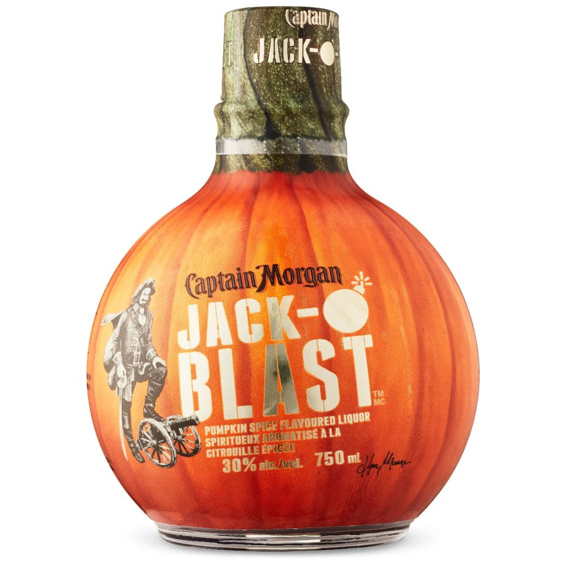 Captain Morgan Jack-O Blast Rum 750ml Glass_bottle Liquor Rum - Flavored Drinkun.com