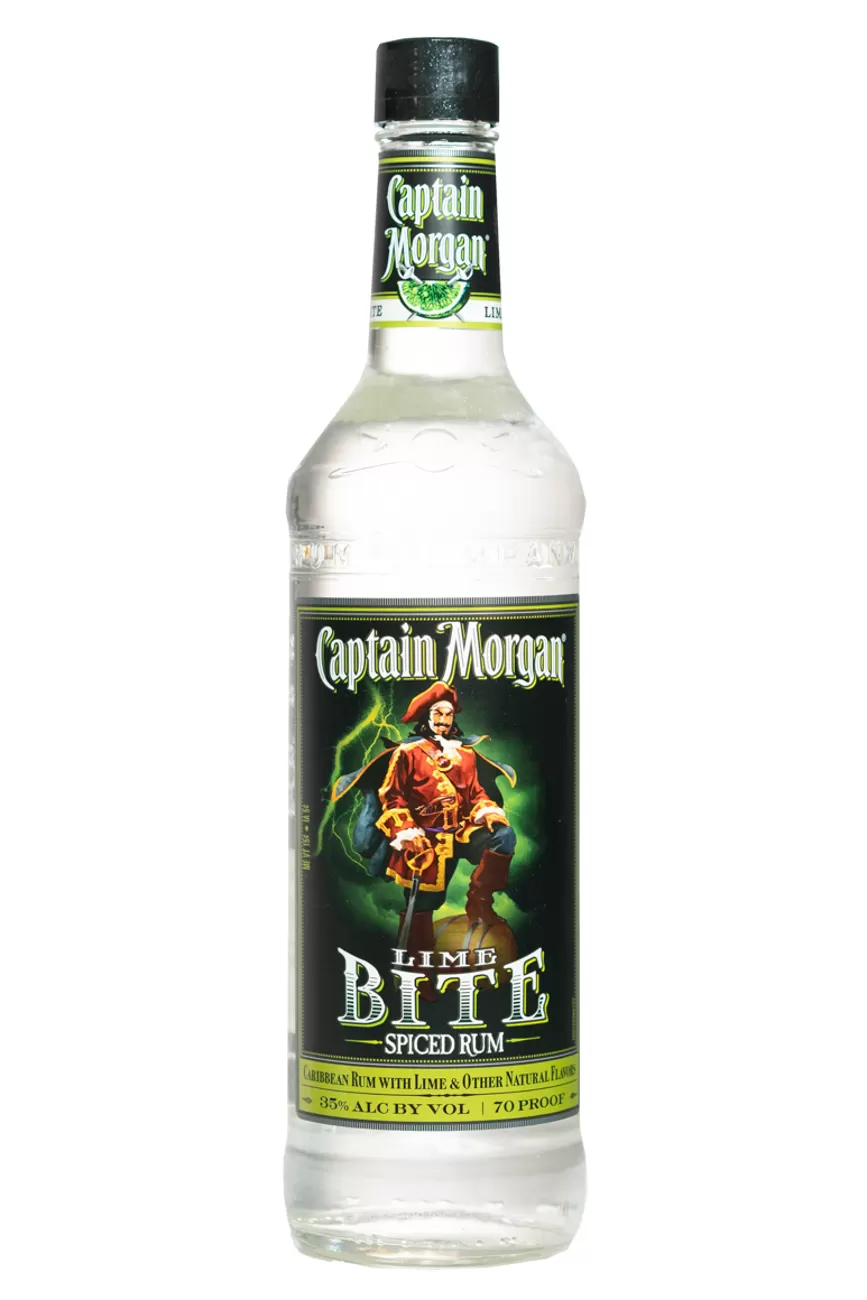 Captain Morgan Lime Bite Spiced Rum 750ml Glass_bottle Liquor Rum - Flavored Drinkun.com