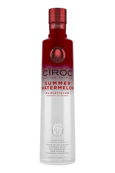 CIROC Limited Edition Summer Watermelon 375ml Bottle Liquor Vodka Flavored Vodka Drinkun.com