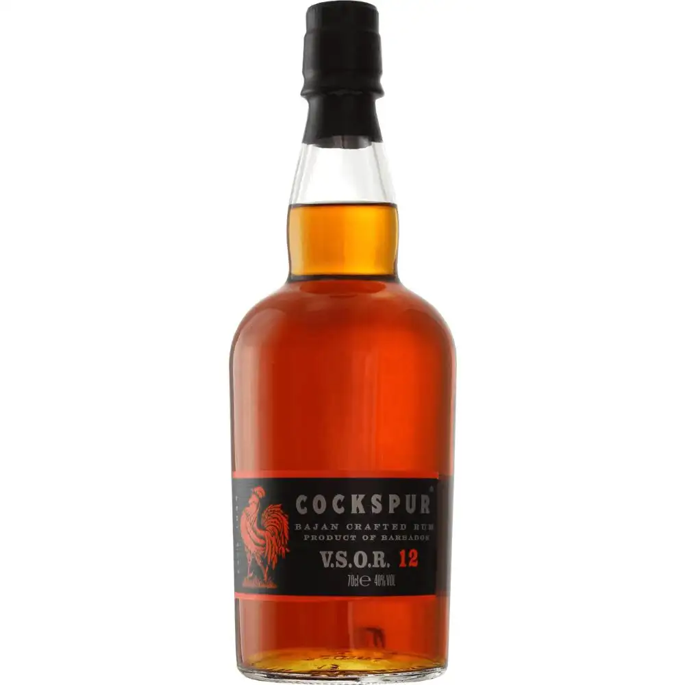 Cockspur Bajan Crafted Rum VSOR 12 750ml Glass_bottle Liquor Rum Drinkun.com