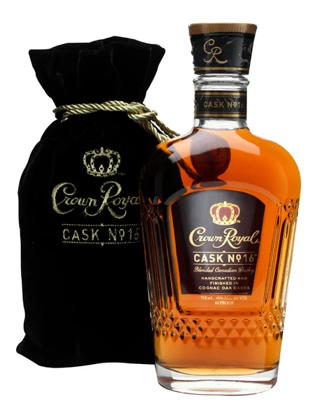 Crown Royal Cask No. 16 Blended Canadian Whisky 750ml Glass_bottle Liquor Blended Canadian Whiskey Drinkun.com