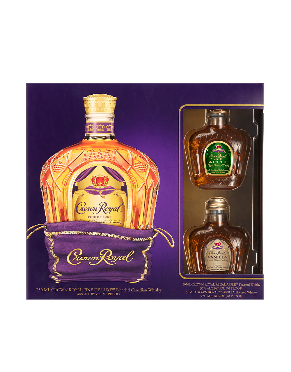 Crown Royal Special Reserve Blended Canadian Whisky Gift Set 750ml Glass_bottle Liquor Gift Set Drinkun.com