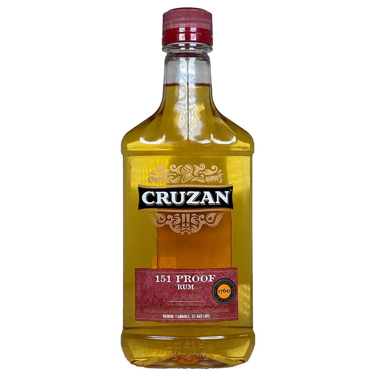 Cruzan 151 Proof Rum 375ml Glass_bottle Liquor Rum Drinkun.com