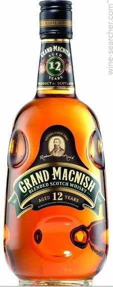 Grand Macnish Blended Scotch Whisky 12 Year 750ml Glass_bottle Liquor Blended Scotch Whiskey Drinkun.com