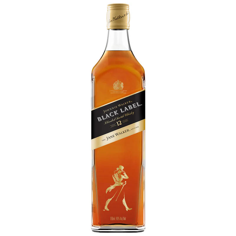 Johnnie Walker Black Label Blended Scotch Whisky The Jane Walker Edition 750ml Glass_bottle Liquor Blended Scotch Whiskey Drinkun.com