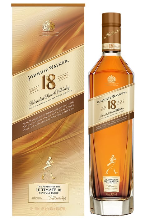 Johnnie Walker Gold Label Reserve Blended Scotch Whisky 18 Year 1l Glass_bottle Liquor Blended Scotch Whiskey Drinkun.com