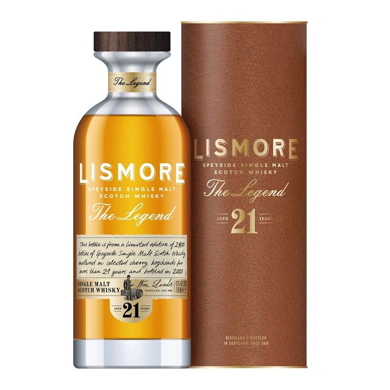 Lismore The Legend Single Malt Scotch Whisky 21 Year 750ml Glass_bottle Liquor Scotch Whiskey Drinkun.com