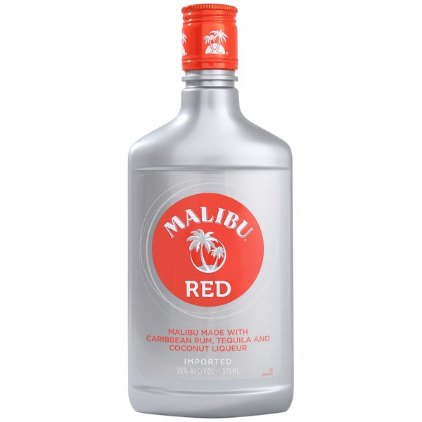 Malibu Red Rum 375ml Plastic_bottle Liquor Rum - Flavored Drinkun.com