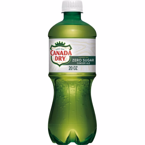 Canada Dry Diet Ginger Ale 20oz Bottle Extras Soda, Water, & Soft Beverages Soda & Sparkling Beverages Drinkun.com