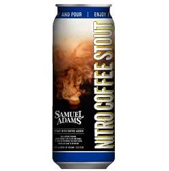 Samuel Adams Nitro Coffee Stout 15oz Can Beer Flavored Malt Beverage Drinkun.com